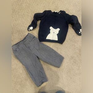 The little white company polar bear outfit. 12-18 months